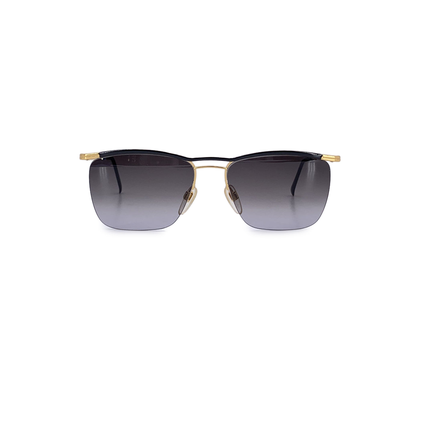 Valentino Vintage Half Rim Rectangle Sunglasses Mod. V367 57/17 135mm