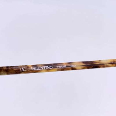 Valentino Vintage Gold Metal Round Sunglasses Mod. V415 52/20 135mm