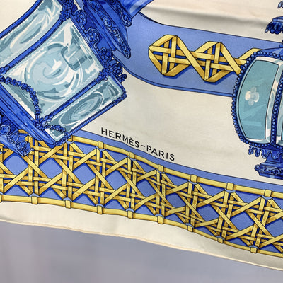 Hermes Paris Vintage Silk Scarf 1971 Feux de Route Caty Latham