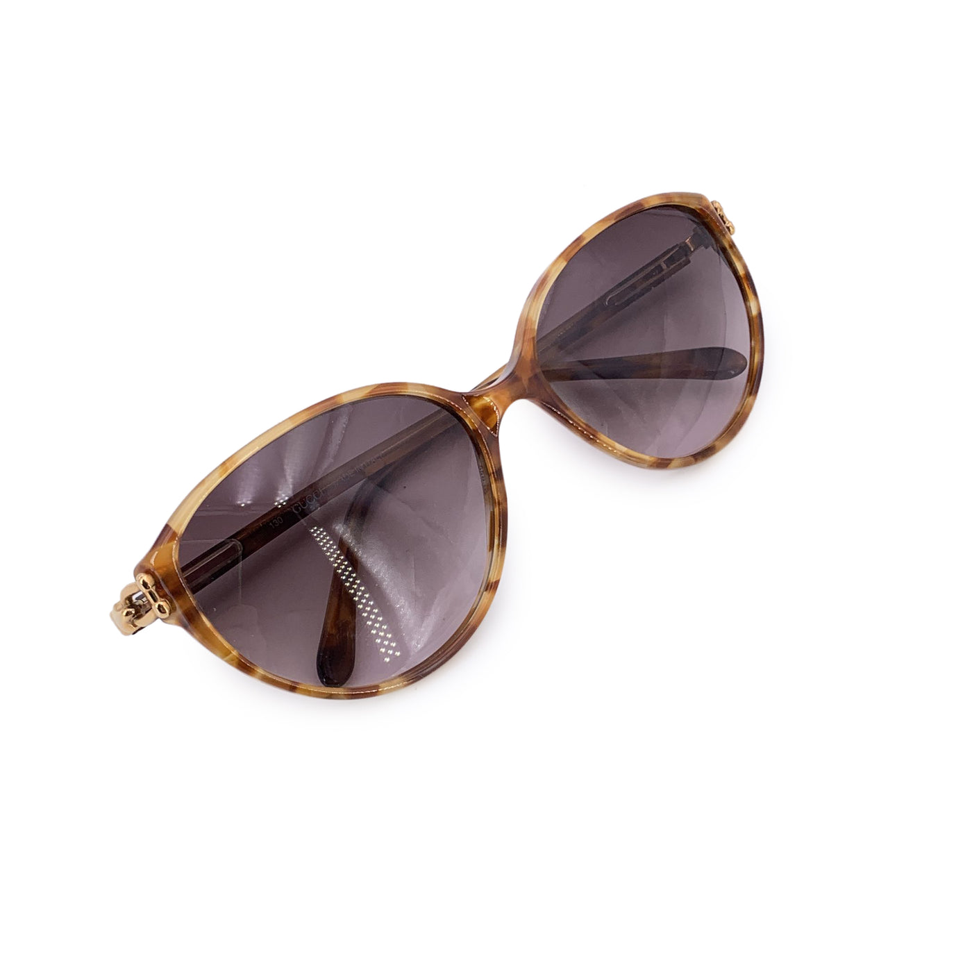 Gucci Vintage Brown Havana Sunglasses GG 2198 53/15 130mm