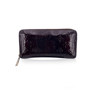 Louis Vuitton Amarante Monogram Vernis Zippy Long Wallet