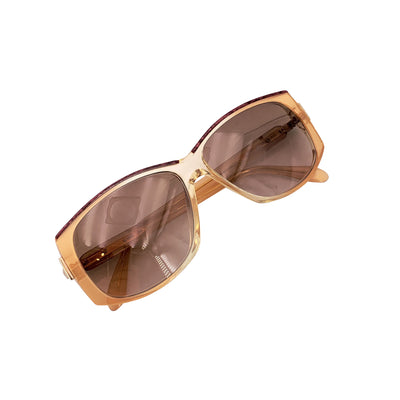 Silhouette Vintage Rectangle Beige Sunglasses M1208 56/13 135mm