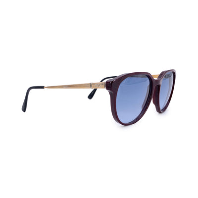 Yves Saint Laurent Vintage Burgundy Sunglasses PERSEPHONE 54/17 130mm