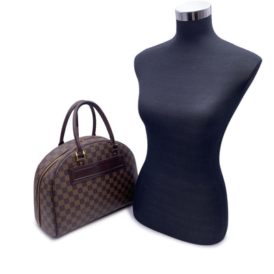 Louis Vuitton Damier Ebene Canvas Nolita Satchel Bag Handbag