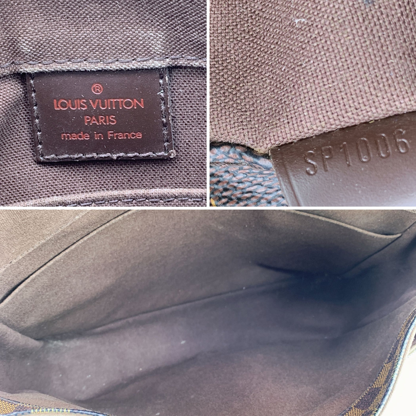 Louis Vuitton Brown Damier Ebene Canvas Bastille GM Messenger Bag