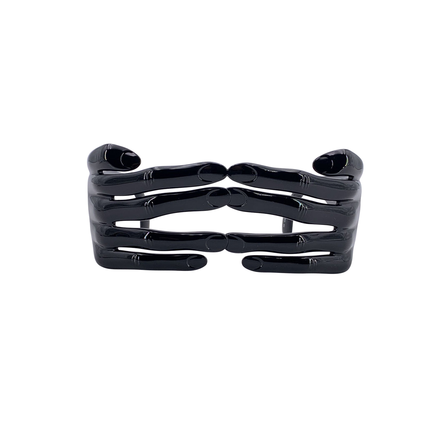 Jeremy Scott by Linda Farrow Black JS/HANDS/1 Hands Sunglasses