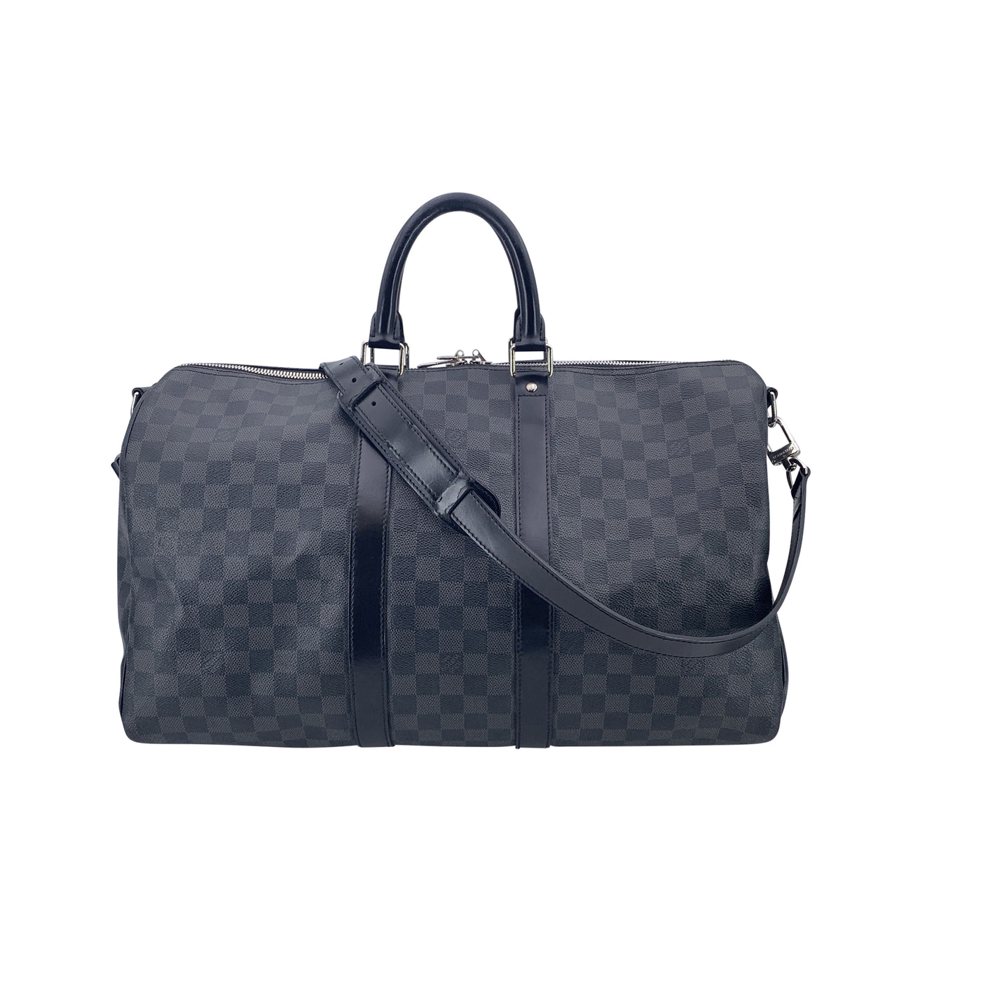 Louis Vuitton Damier Graphite Keepall Bandouliere 45 Travel Bag