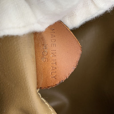 Celine Vintage Beige Macadam Canvas Small Crossbody Bag