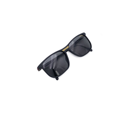 Carrera Vintage Matt Black Lcm Square 5465 Sunglasses Polarized Lenses