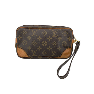 Louis Vuitton Vintage Monogram Marly Dragonne PM Wristlet Bag