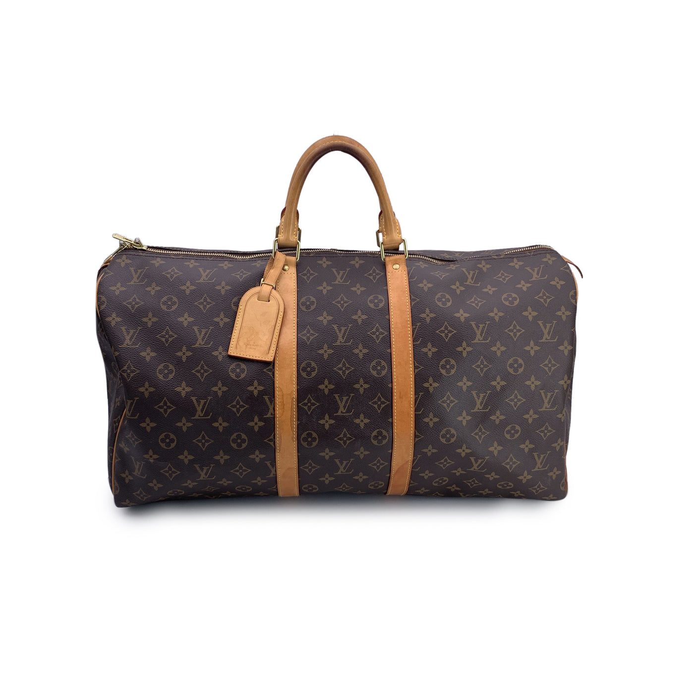 Louis Vuitton Monogram Canvas Keepall 55 Travel Duffle Bag