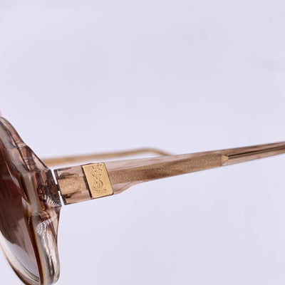 Yves Saint Laurent Vintage Brown Sunglasses PLUTON 52/14 140mm