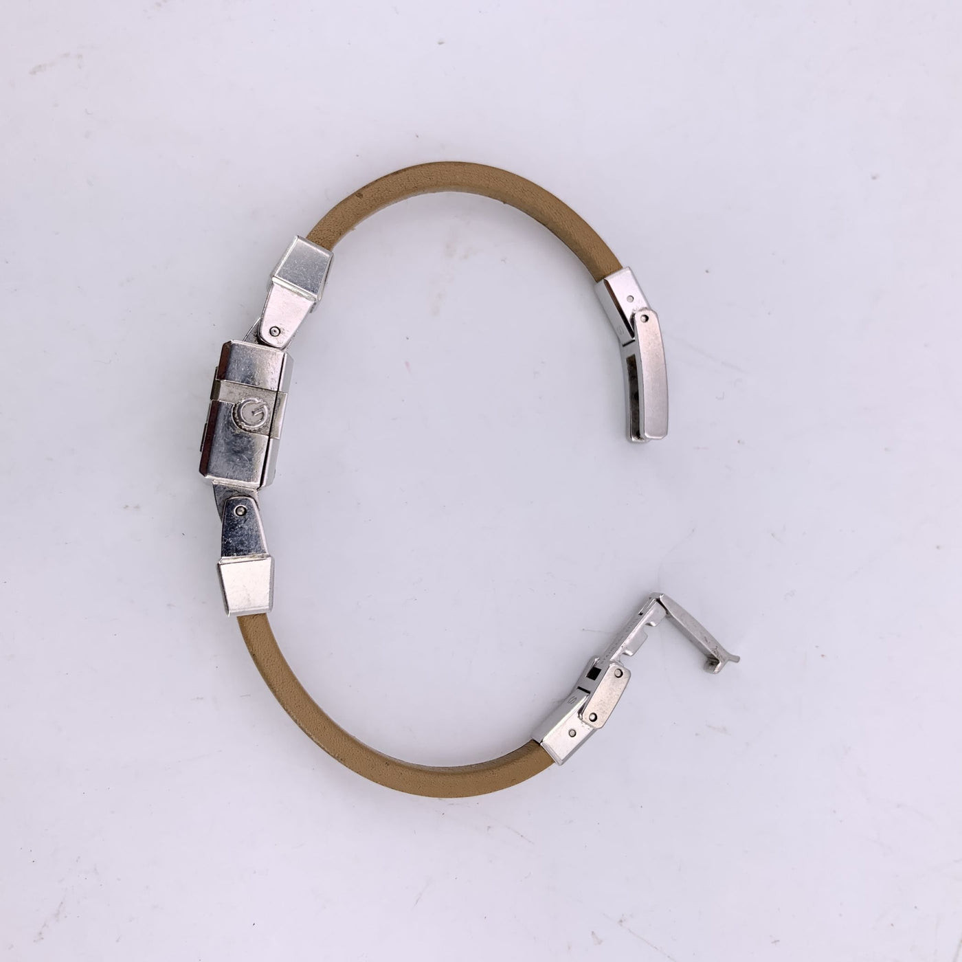 Gucci Stainless Steel Women G Wrist Watch 102 White Dial
