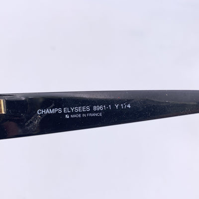 Yves Saint Laurent Vintage Black Sunglasses Champs Elysees 8961-1
