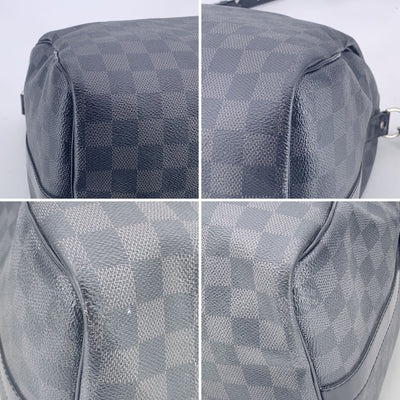 Louis Vuitton Damier Graphite Keepall Bandouliere 45 Travel Bag