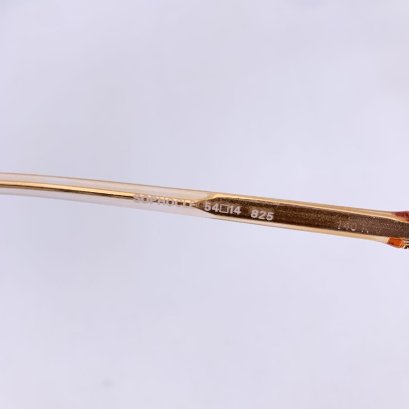 Yves Saint Laurent Vintage Light Brown Sunglasses SOPHOCLE 54/14