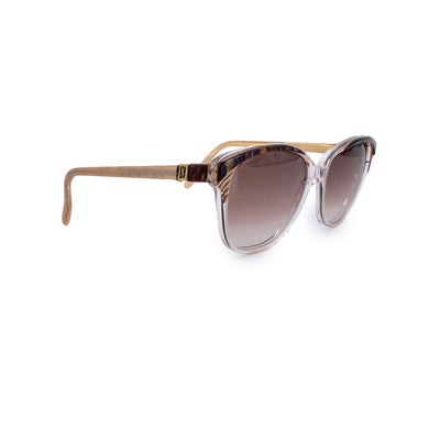 Yves Saint Laurent Vintage Brown Clear Sunglasses SOPHOCLE 56/14