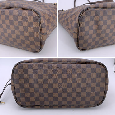 Louis Vuitton Brown Damier Ebene Canvas Neverfull MM Tote Bag