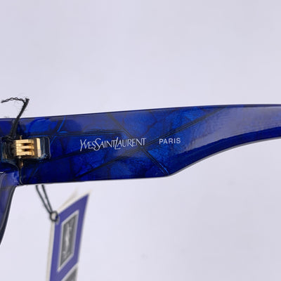 Yves Saint Laurent Vintage Blue Marrakech Sunglasses 58/12 140mm