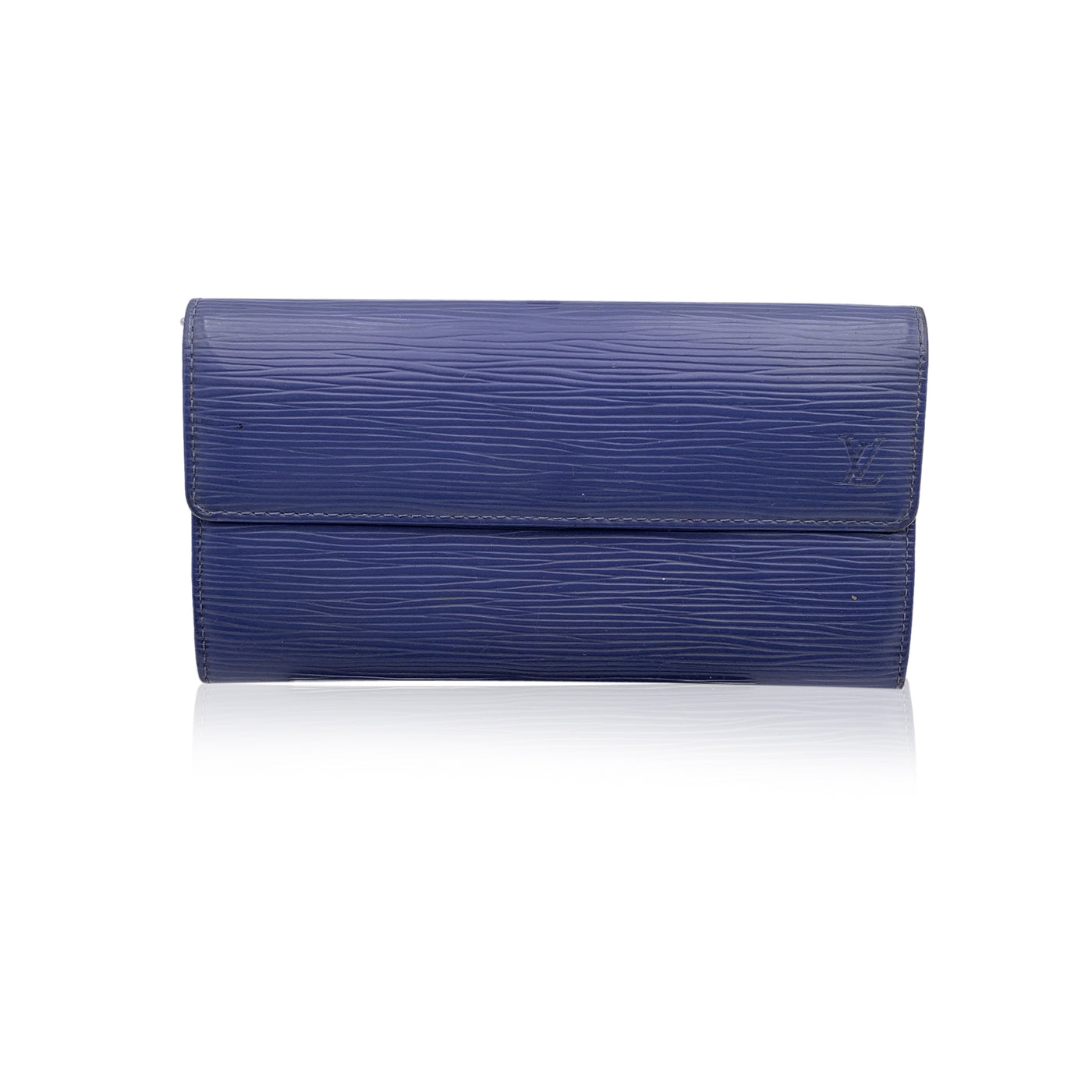 Louis Vuitton Blue Epi Leather Sarah Continental Long Wallet