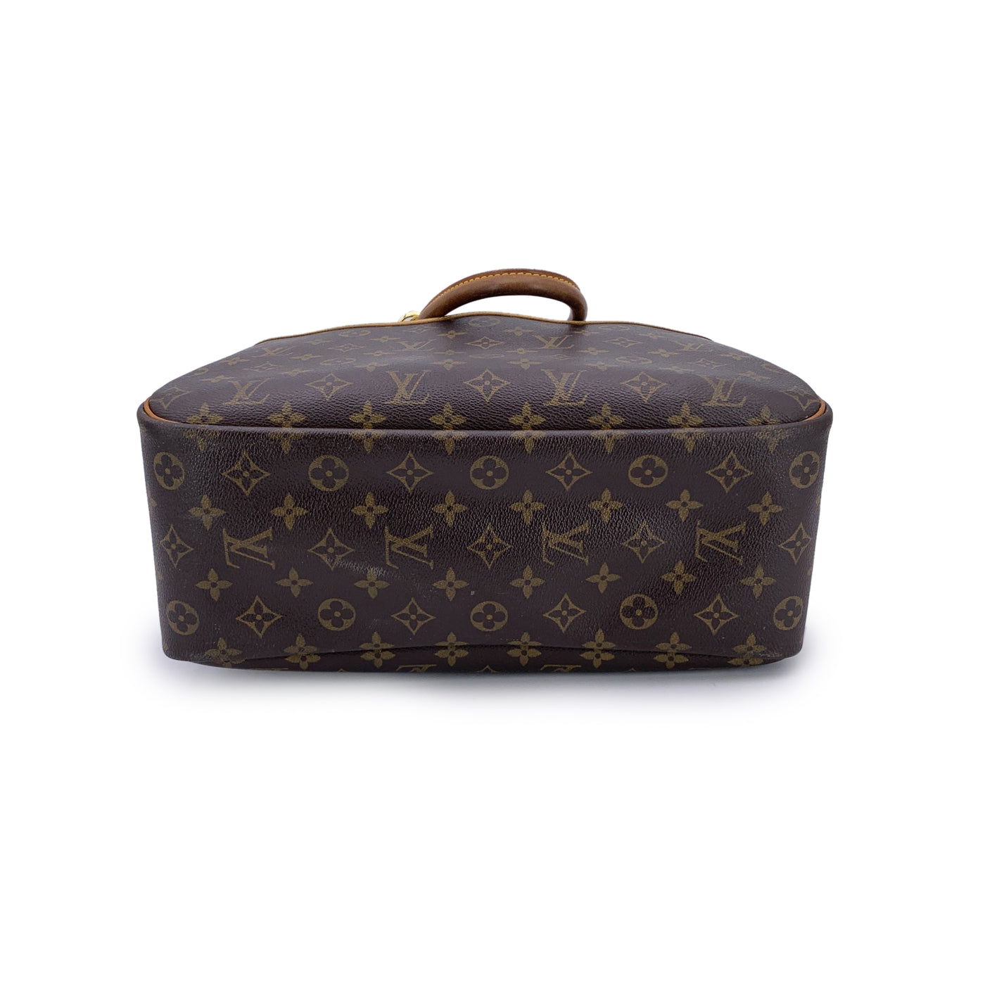 Louis Vuitton Vintage Brown Monogram Canvas Deauville Travel Bag