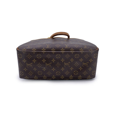 Louis Vuitton Vintage Brown Monogram Canvas Deauville Travel Bag