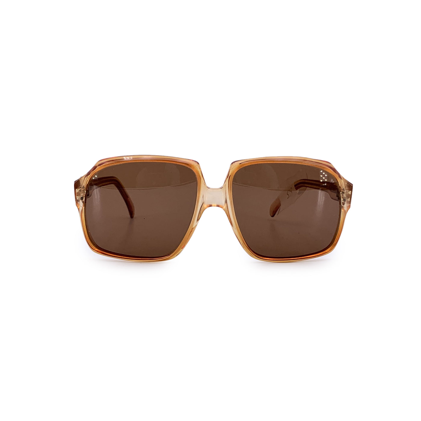 Yves Saint Laurent Vintage Brown Square Sunglasses ARMANDIA 52/18