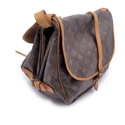 Louis Vuitton Vintage Monogram Canvas Saumur 35 Crossbody Bag