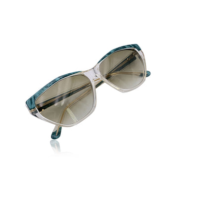 Yves Saint Laurent Vintage Green Harpies Sunglasses 60/13 140mm