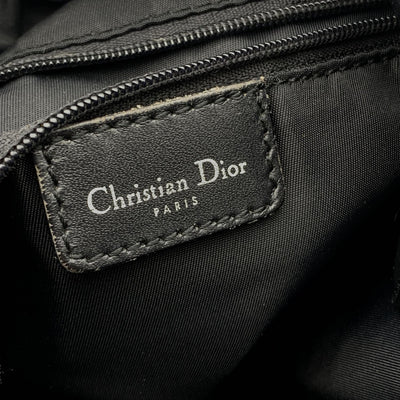 Christian Dior Black Logogram Oblique Canvas Messenger Bag