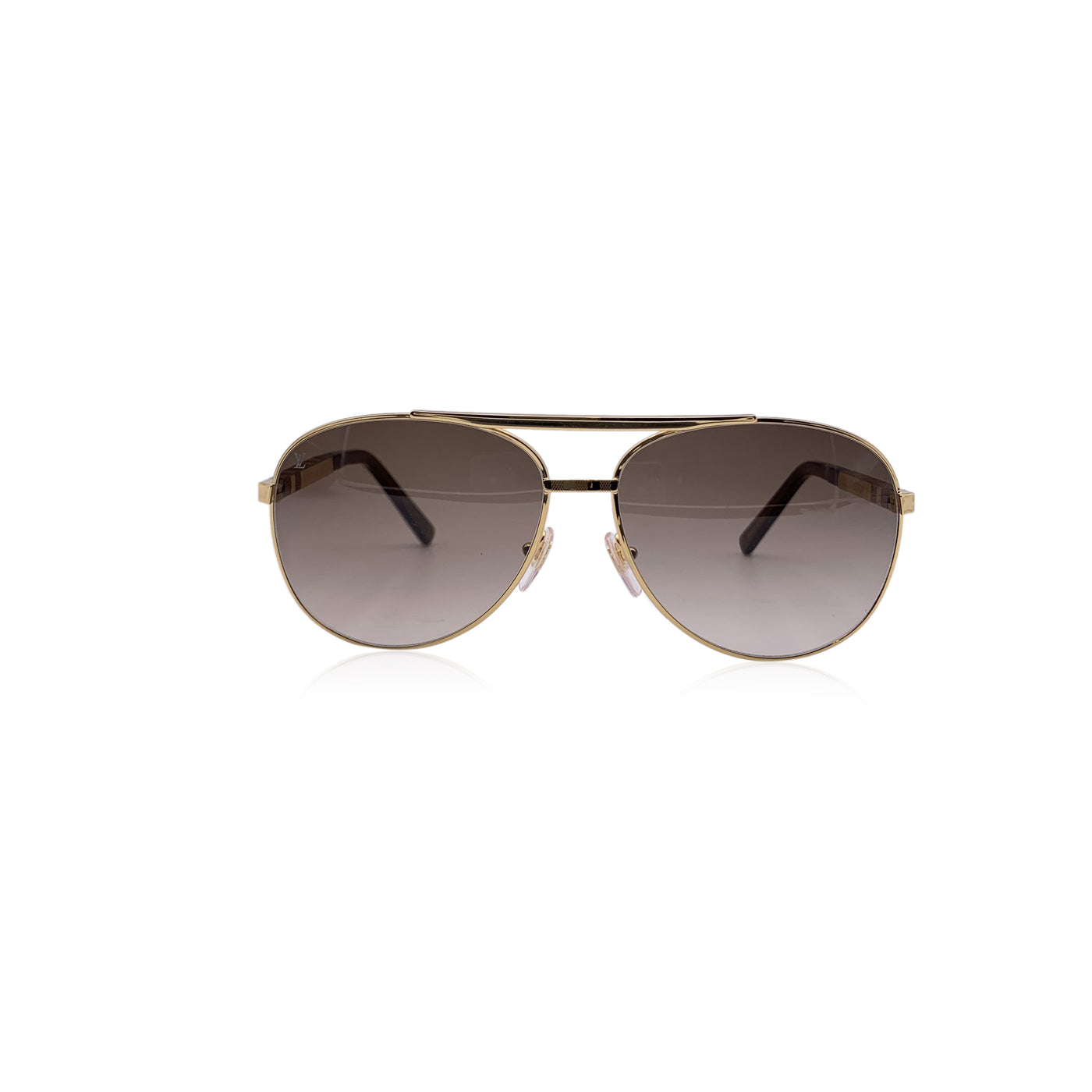 Louis Vuitton Gold Metal Altitude Aviator Z0339U Sunglasses 61/14