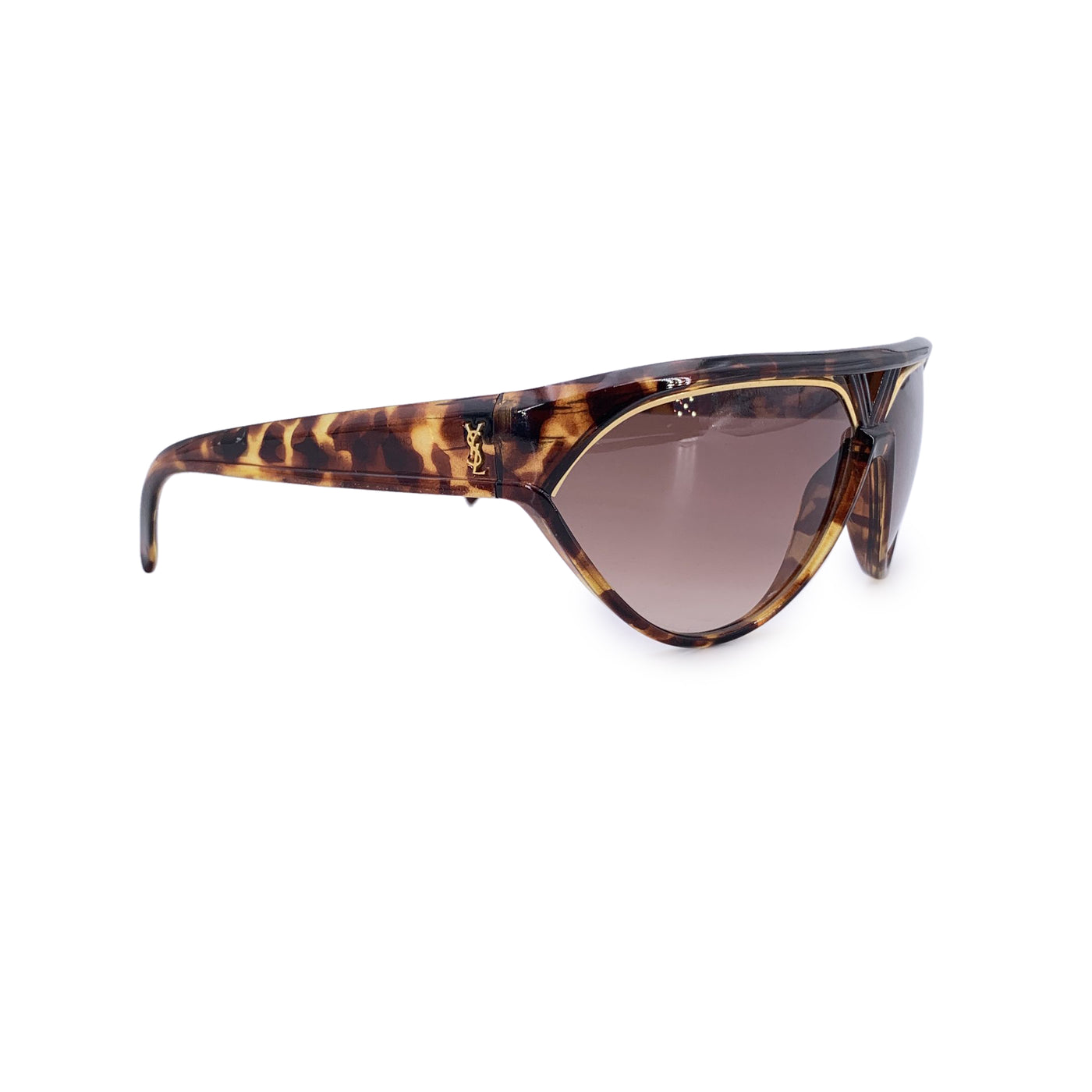 Yves Saint Laurent Vintage Havana Sunglasses Champs Elysees 8961-1