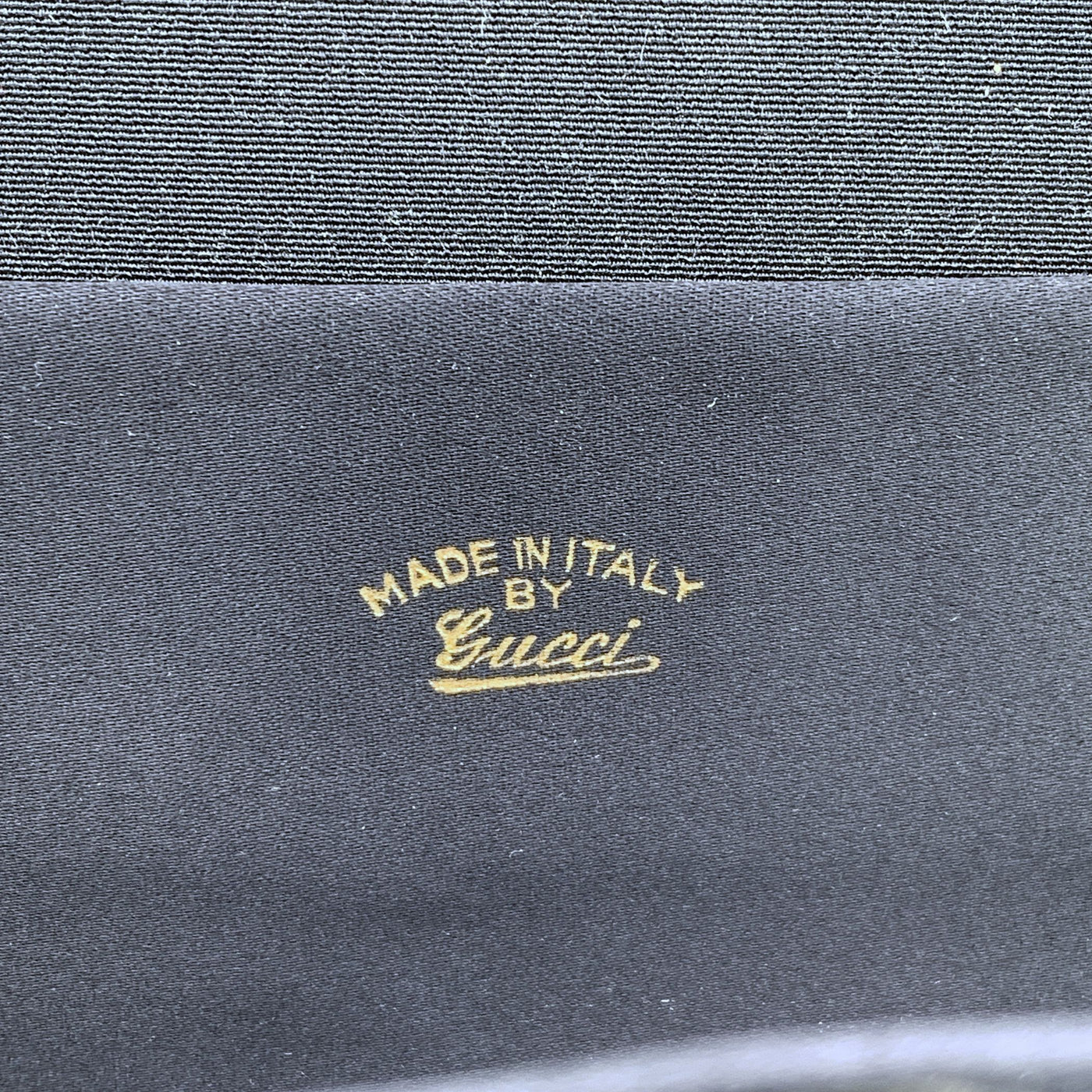 Gucci Vintage Black Velvet GG Logo Evening Bag Clutch