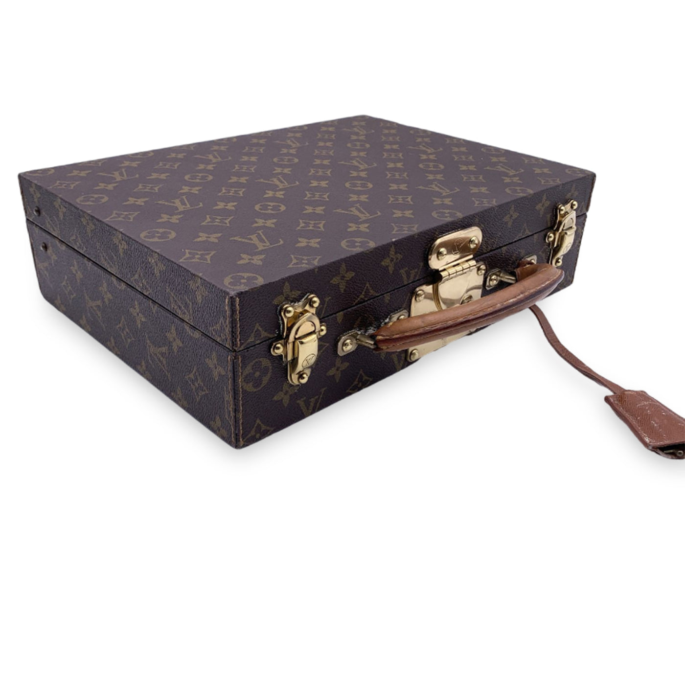 Louis Vuitton Monogram Canvas Jewelry Case Boite Bijoux Travel Bag