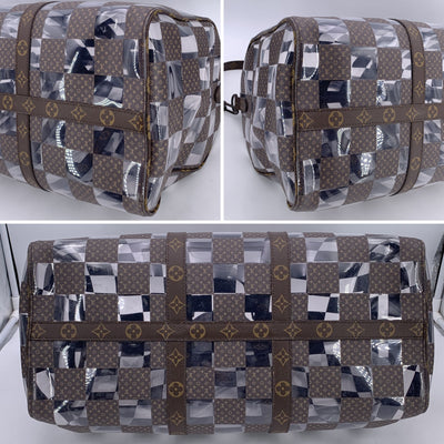 Louis Vuitton Monogram Chess Keepall Bandouliere 50 Duffle Bag