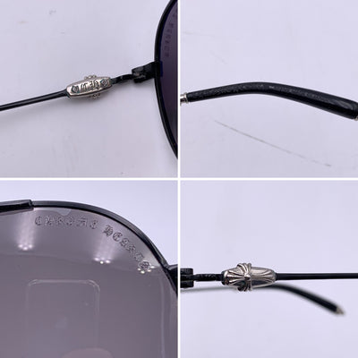 Chrome Hearts Black Metal Kufannawii 2 Sunglasses 61/15 140mm