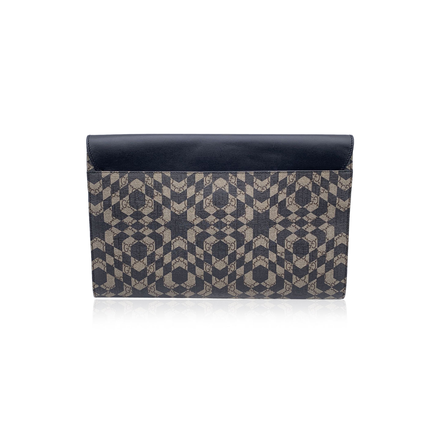 Gucci GG Supreme Monogram Canvas Caleido Portfolio Clutch Bag