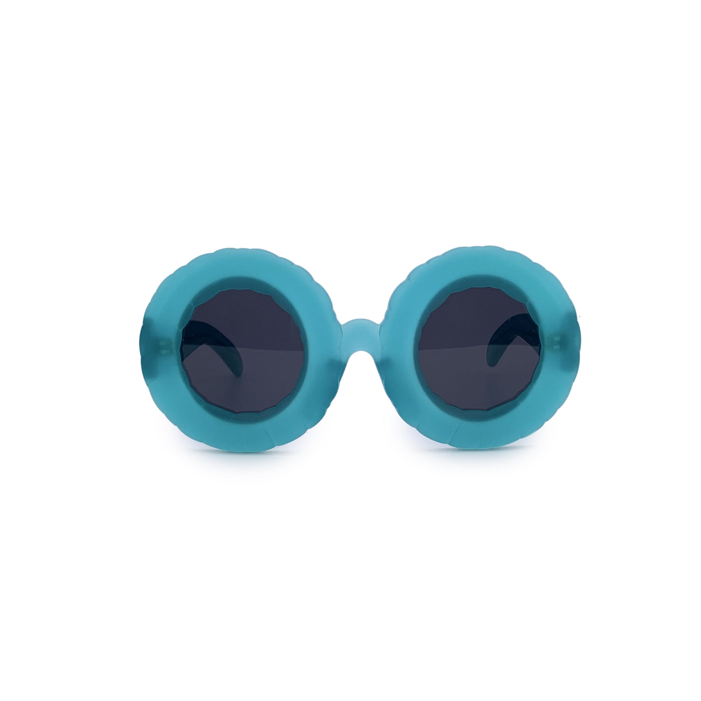 Jeremy Scott by Linda Farrow Blue Oversize JSPool/3 Sunglasses 145 mm
