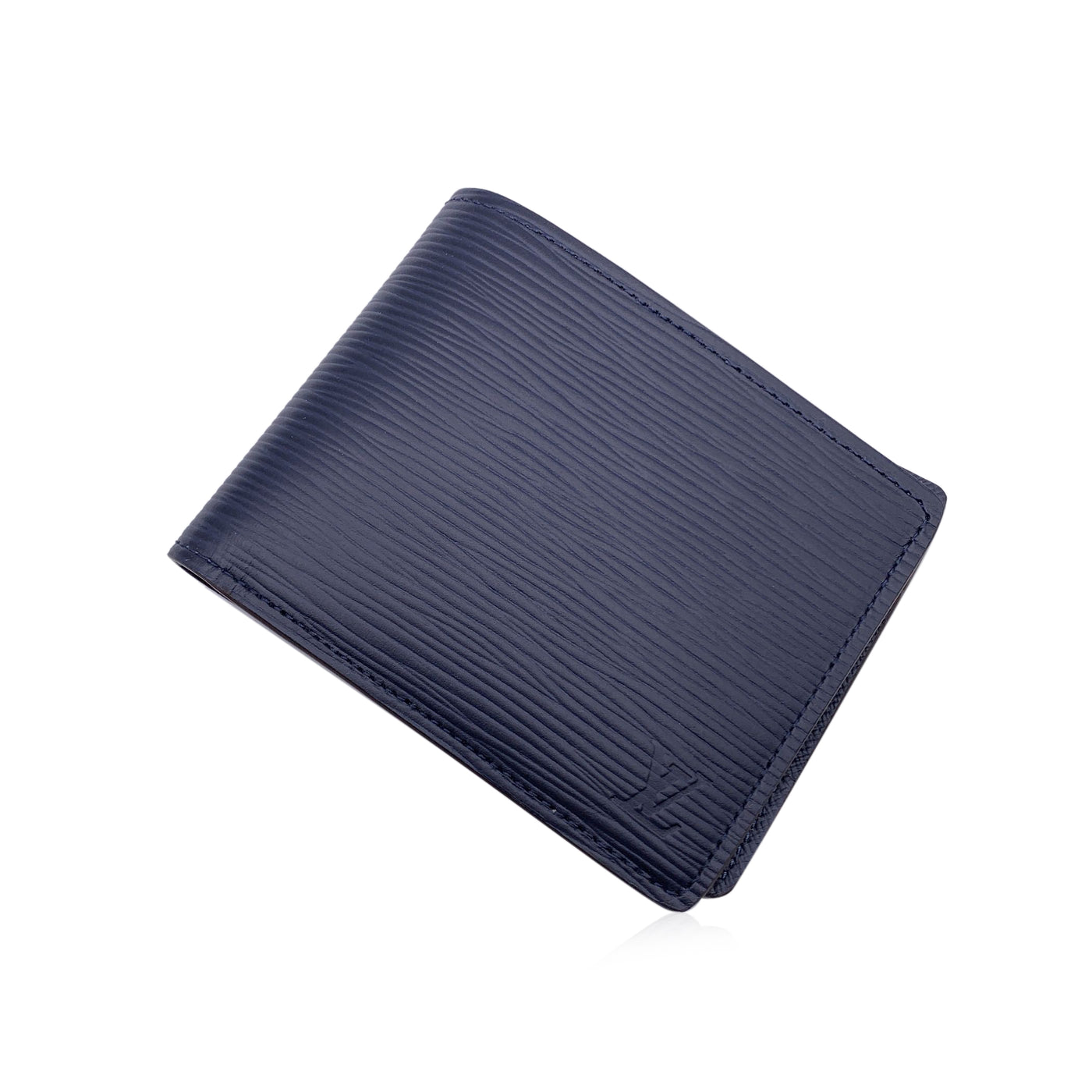 Louis Vuitton Navy Blue Epi Leather Multiple Bifold Wallet