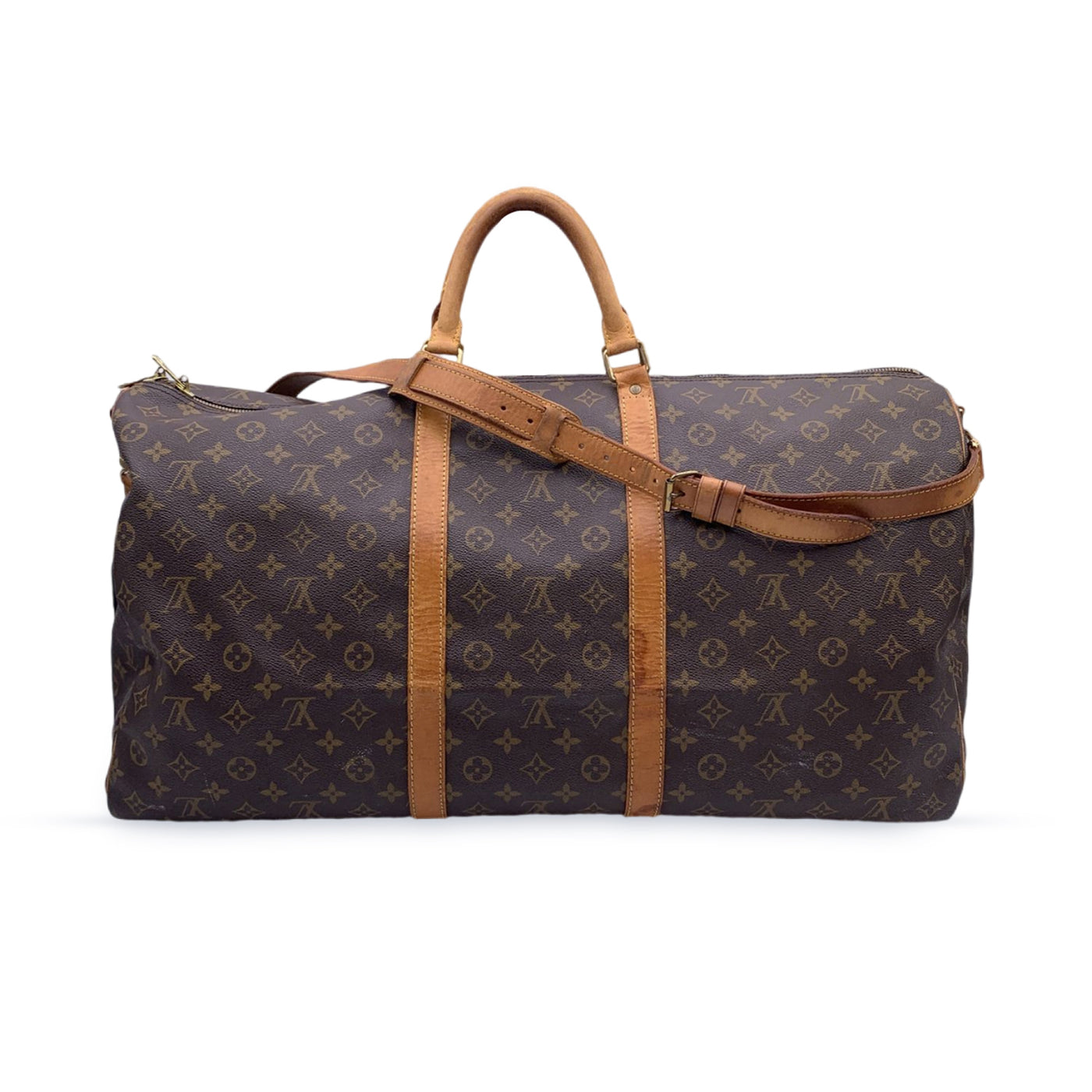 Louis Vuitton Monogram Keepall Bandouliere 60 Travel Bag M41422