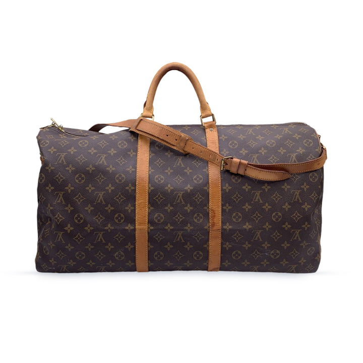 Louis Vuitton Monogram Keepall Bandouliere 60 Travel Bag M41412 