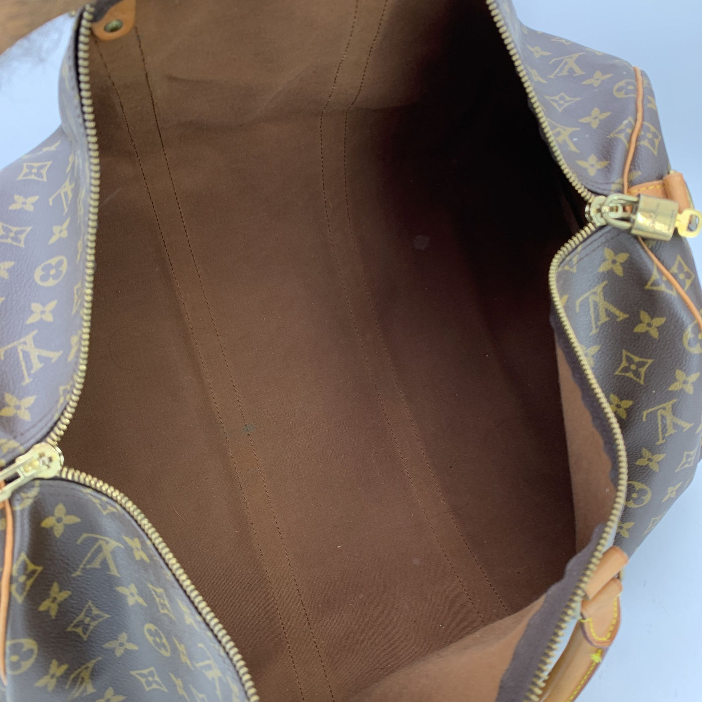 Louis Vuitton Vintage Monogram Canvas Keepall 55 Travel Duffle Bag