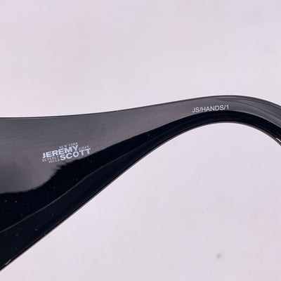 Jeremy Scott by Linda Farrow Black JS/HANDS/1 Hands Sunglasses