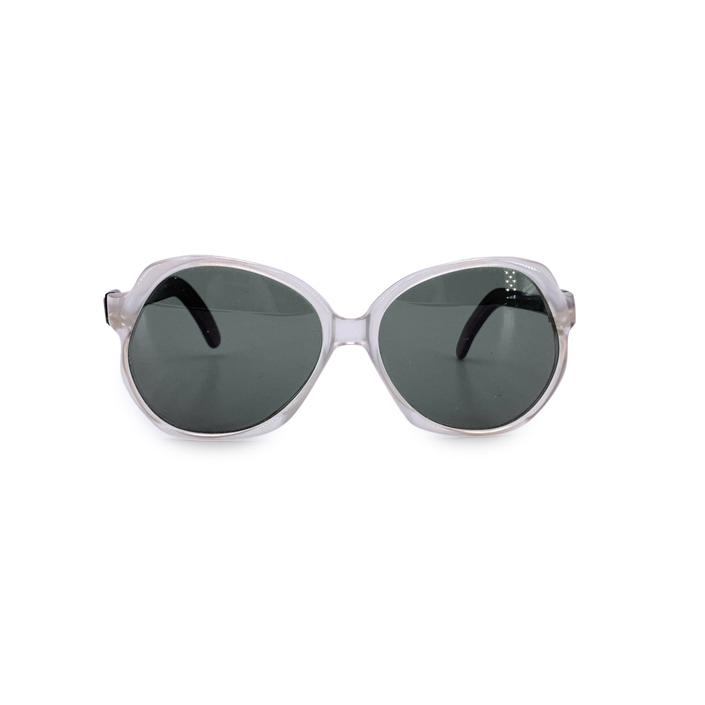 Yves Saint Laurent Vintage Grey Butterfly Sunglasses Mod. ALOES 57/18