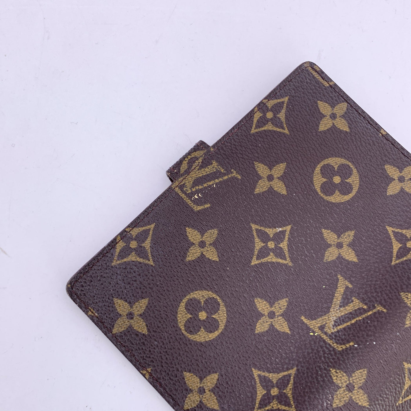 Louis Vuitton Vintage Agenda Cover PM 6 Ring in Monogram Canvas