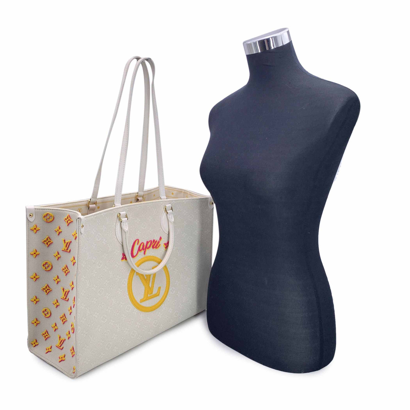 Louis Vuitton Limited Ed Monogram Capri OnTheGo GM Tote Bag
