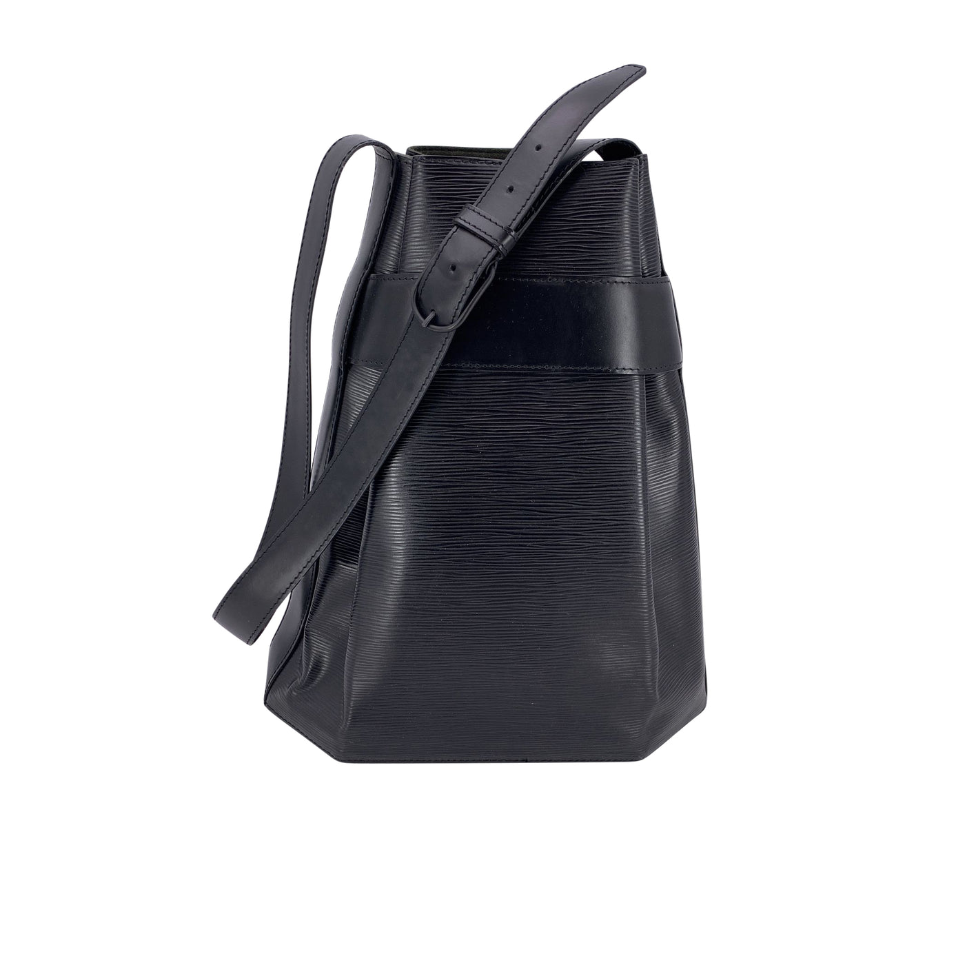 Louis Vuitton Vintage Black Epi Leather Sac d'Epaule Bucket Bag