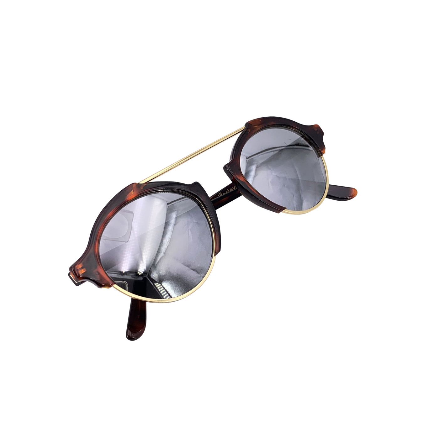 Illesteva Brown Mirrored Unisex Sunglasses MILAN 4 49/23 140 mm