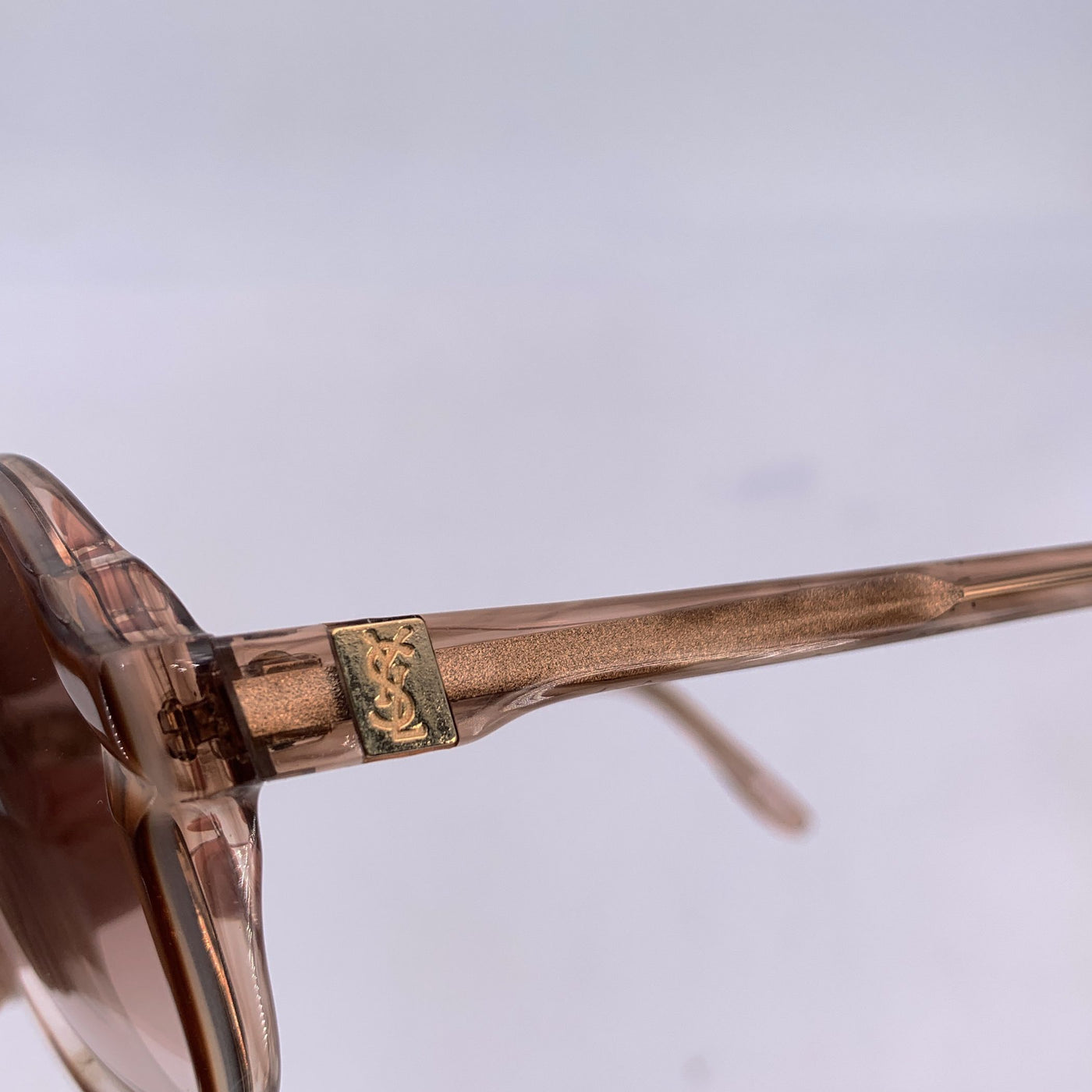 Yves Saint Laurent Vintage Brown Sunglasses PLUTON 54/16 140mm