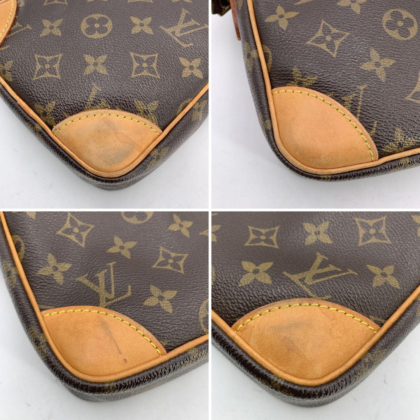 Louis Vuitton Vintage Monogram Canvas Danube Crossbody Messenger Bag